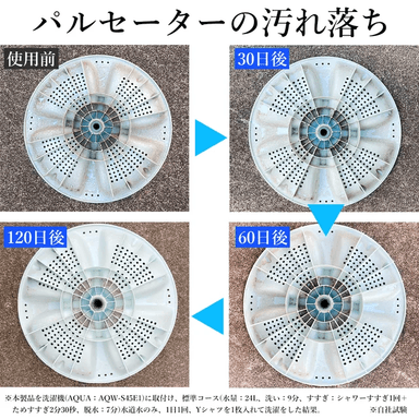 パルセーターの汚れ落ち