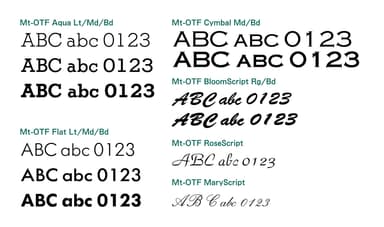 モトヤ欧文書体_紹介画像