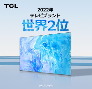 2022年テレビブランド世界2位