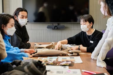 子育て中のGLRのママ・パパとの座談会の様子