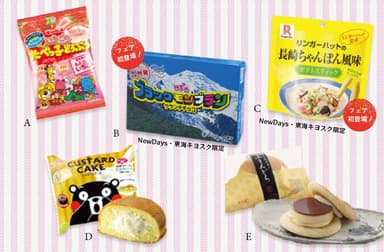 お菓子・チルド商品 イメージ