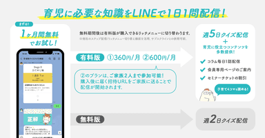 「育児クイズパパ力検定」のご利用イメージ