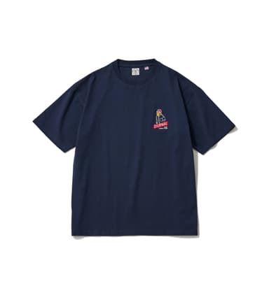 ヒゲサガラ刺繍Tシャツ NAVY