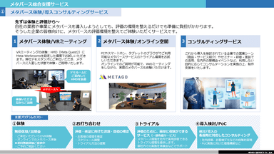 メタバース体験／導入コンサルティングサービス