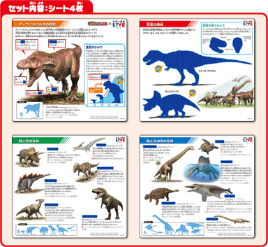 セット内容「学研の図鑑LIVE 恐竜」