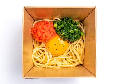 めんたい釜玉パスタ(イメージ)