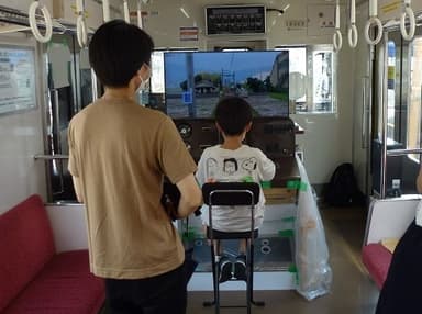 運転シミュレーション体験