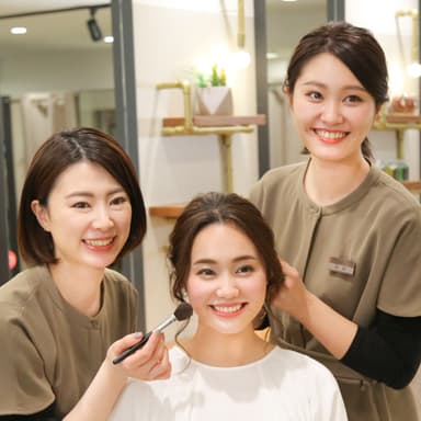 ヘアメイク施術イメージ