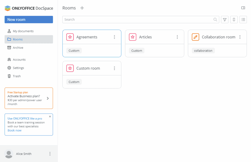 ビジネスパートナーとのコラボも簡単！
ドキュメントコラボレーションを強化する新ソリューション
『ONLYOFFICE DocSpace』登場！