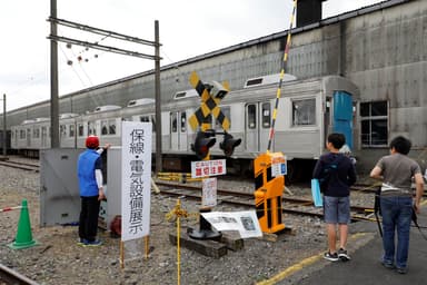 保線・電気設備展示　イメージ