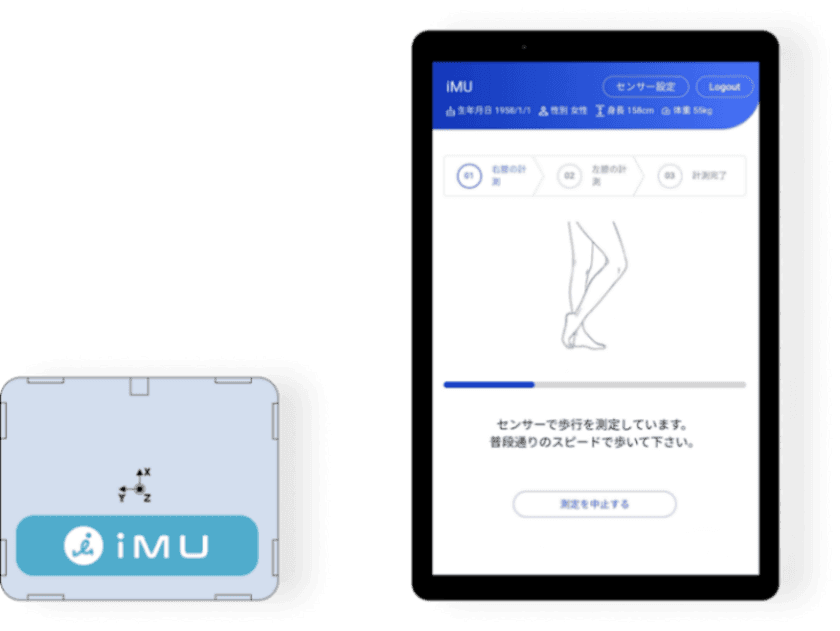 iMUと京セラが歩行分析計の販売基本契約を締結