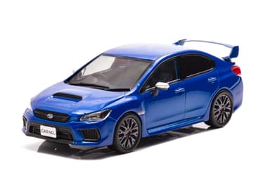 1/43 スバル WRX STI Type S (VAB) 2018 WR Blue Pearl：左前