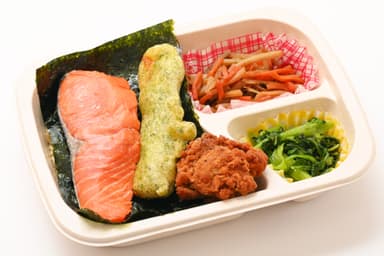 糖質制限 紅鮭のり弁当