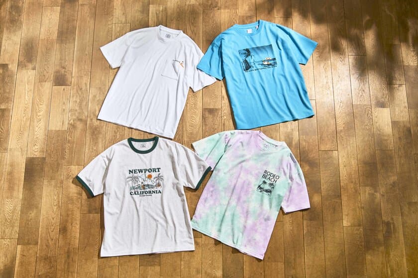 QuashのサマーTシャツコレクションを5月上旬から順次発売！
タイダイ柄やビーチプリントなど
夏のモチーフTシャツをラインナップ