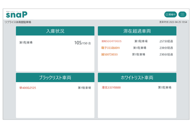 snaP管理画面イメージ