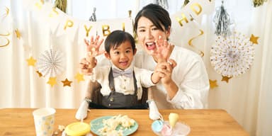 1歳のお誕生日の新定番スマッシュケーキ