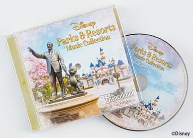 ▲【デラックス版】限定　スペシャルCD「Disney Parks & Resorts Music Collection」