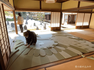 畳の嵌め込み