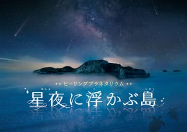 作品　星夜に浮かぶ島