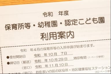 役所に提出する書類(イメージ)