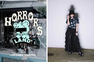 『LAND HORRORS』(画像左)　Monster Blouse(画像右)