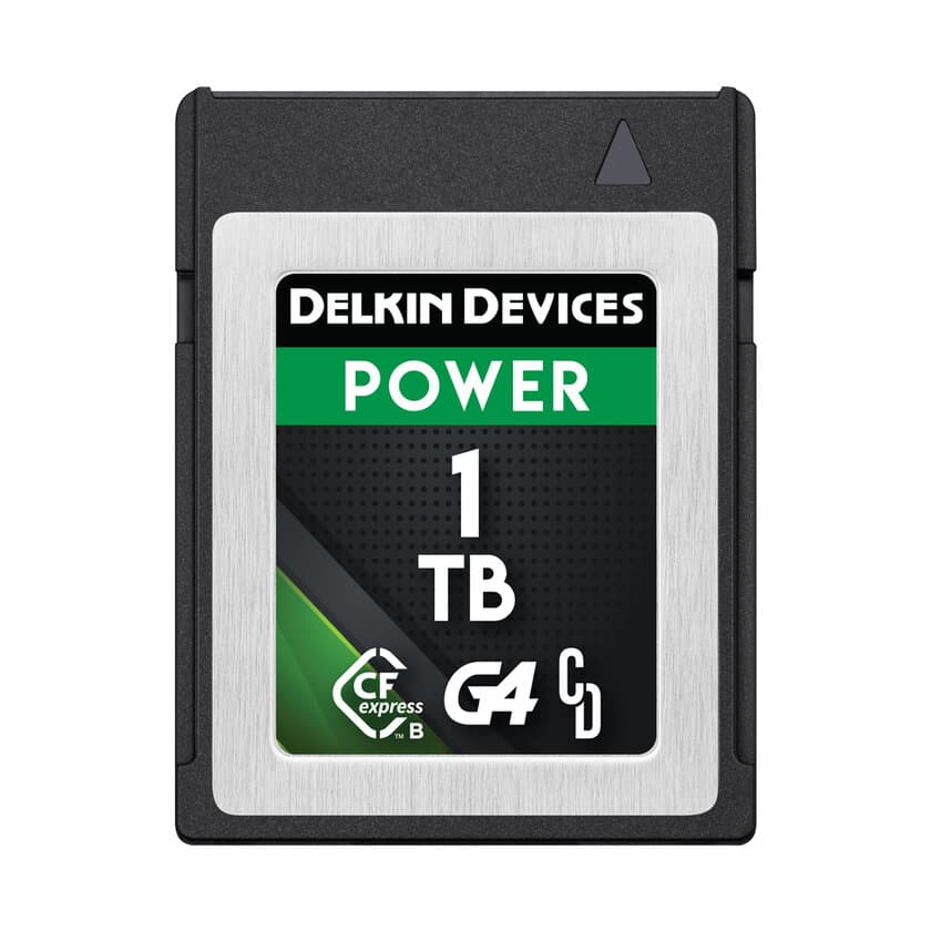 Delkinが1TB POWER CFexpress Type B G4
POWERシリーズの第4世代を
数量限定の特別価格19,800円(税込)で販売