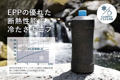 EPPは空気の層により熱が伝わりにくい素材です