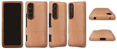 Real Wood Case for Xperia 1 V/1 IV さくら(プレーン)