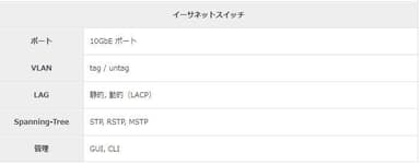 イーサネットスイッチ