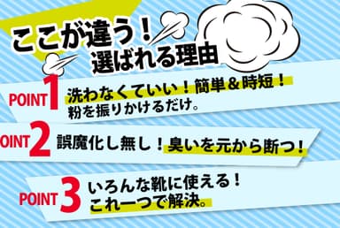 ここが違う！3つのポイント