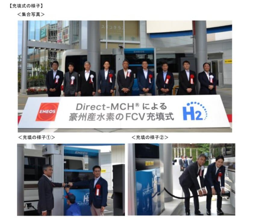 Ｄｉｒｅｃｔ ＭＣＨからの豪州産水素のＦＣＶ充填式を開催