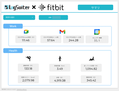 LogSuiter デモ画面(1)