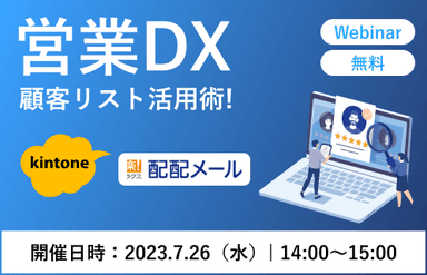 kintoneオンラインセミナー「配配メール編」開催