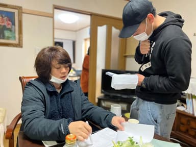 うみの監督撮影現場にて