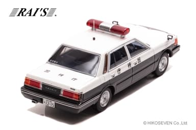 1/43 日産 セドリック (YPY30改) 1985 警視庁交通部交通機動隊車両(四交機14)：右後