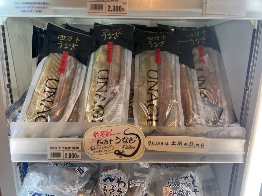 「土用の丑の日」にあわせ、高知の清流が育てたウナギを
アンテナショップで4年ぶりに店頭販売