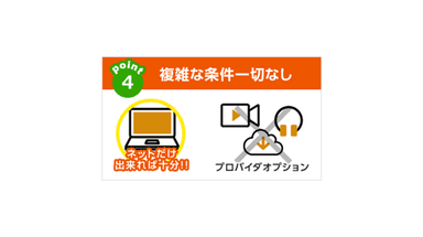 (4)複雑な条件一切なし！