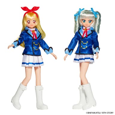 Dress Up Style アイカツ！星宮いちご～オーロラキスコーデセット～／Dress Up Style アイカツ！藤堂ユリカ～ゴスマジックコーデセット～(制服セット イメージ1)