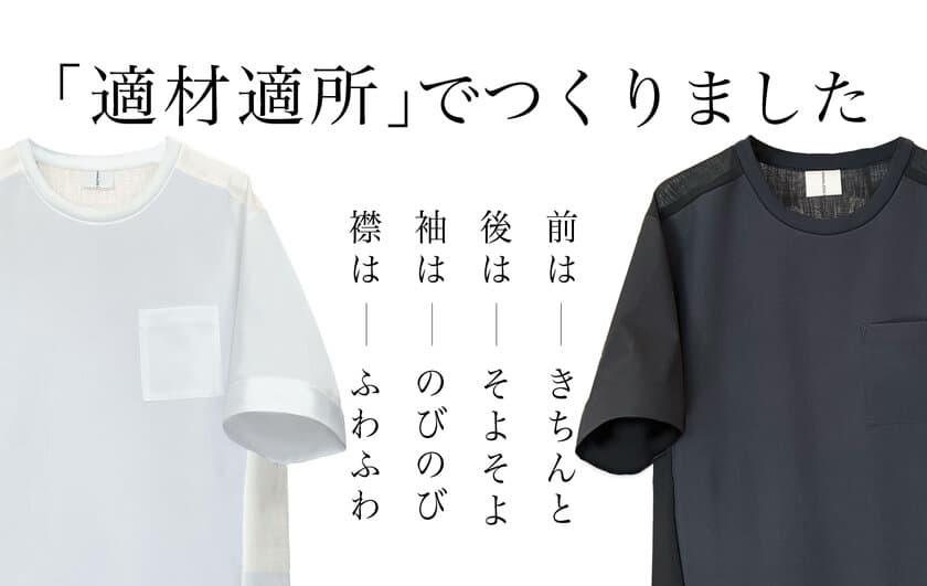 「先人の知恵」に学び、完成した「猛暑対策Tシャツ」　
Makuakeで目標金額の765％を達成！8月27日まで先行販売中　
ハイテク素材の使用をやめたことが、完成のきっかけだった！