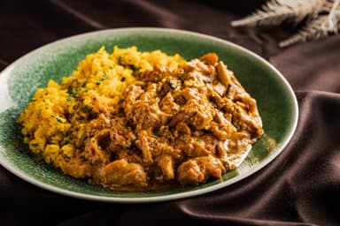 厳選鶏と色々茸の濃厚バターチキンカレー