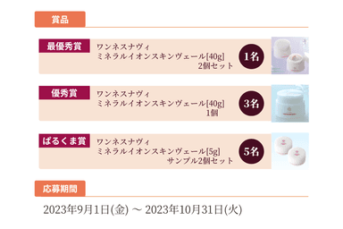 賞品・応募期間