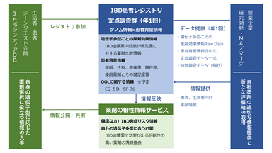 図1 IBD患者レジストリに対する定点調査の取り組み