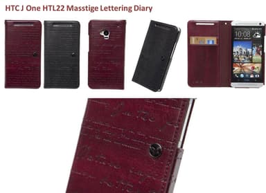 HTC J One HTL22 Masstige Lettering Diary