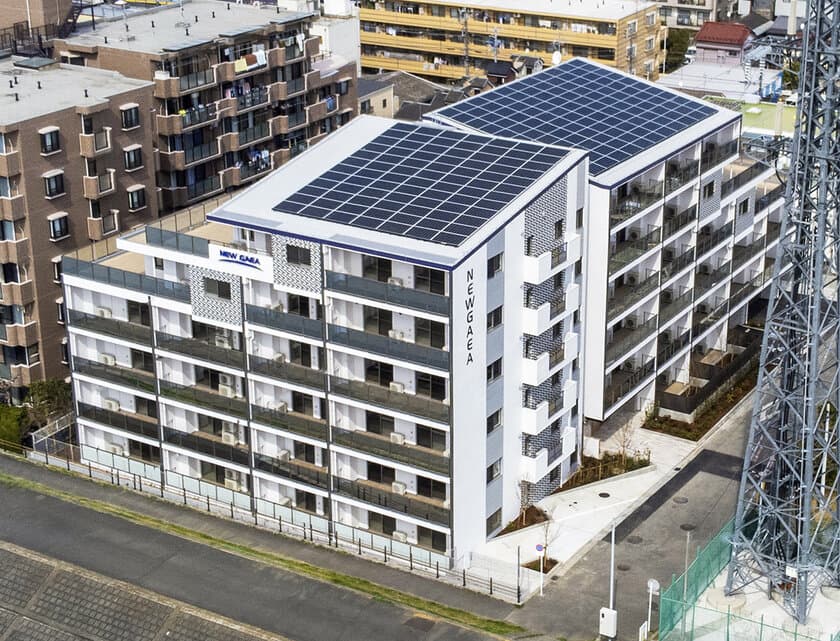 家計にも環境にもやさしい！太陽光発電付オール電化
賃貸マンション「ニューガイアシリーズ」関東エリアに初登場！