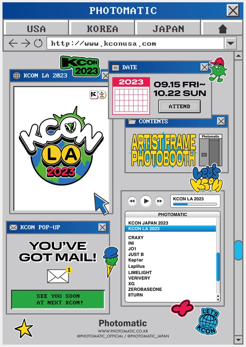 米国LAで14万人が来場！世界最大規模の
Kカルチャーフェスティバル「KCON LA 2023」の
ポップアップイベントを9月15日から東京で開催