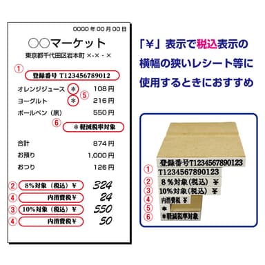 インボイス登録印セットC(消費税4-3　価格2&#44;970円(税込))