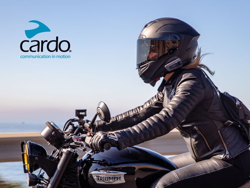 バイク用インカムのプレミアムブランド「Cardo」
Amazon、ZOA等オンラインショップ・実店舗で9月19日発売