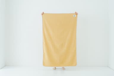 100×150 PIPING BLANKET 9&#44;790円［MUSTARD × GREIGE］