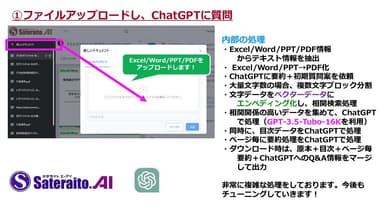 サテライトAI・AIドキュメント(ChatGPT対応)とは？(3)