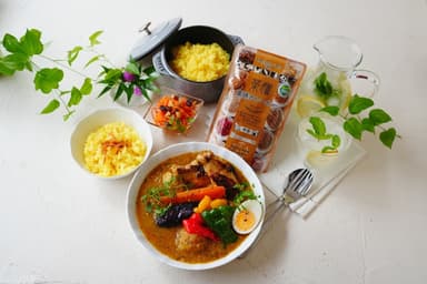 薬膳カレールーで作った「薬膳スープカレー」